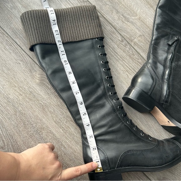 COPY - Cole Haan Nike Air Granny  Goth Equestrian Leather Riding Boots - Picture 15 of 16